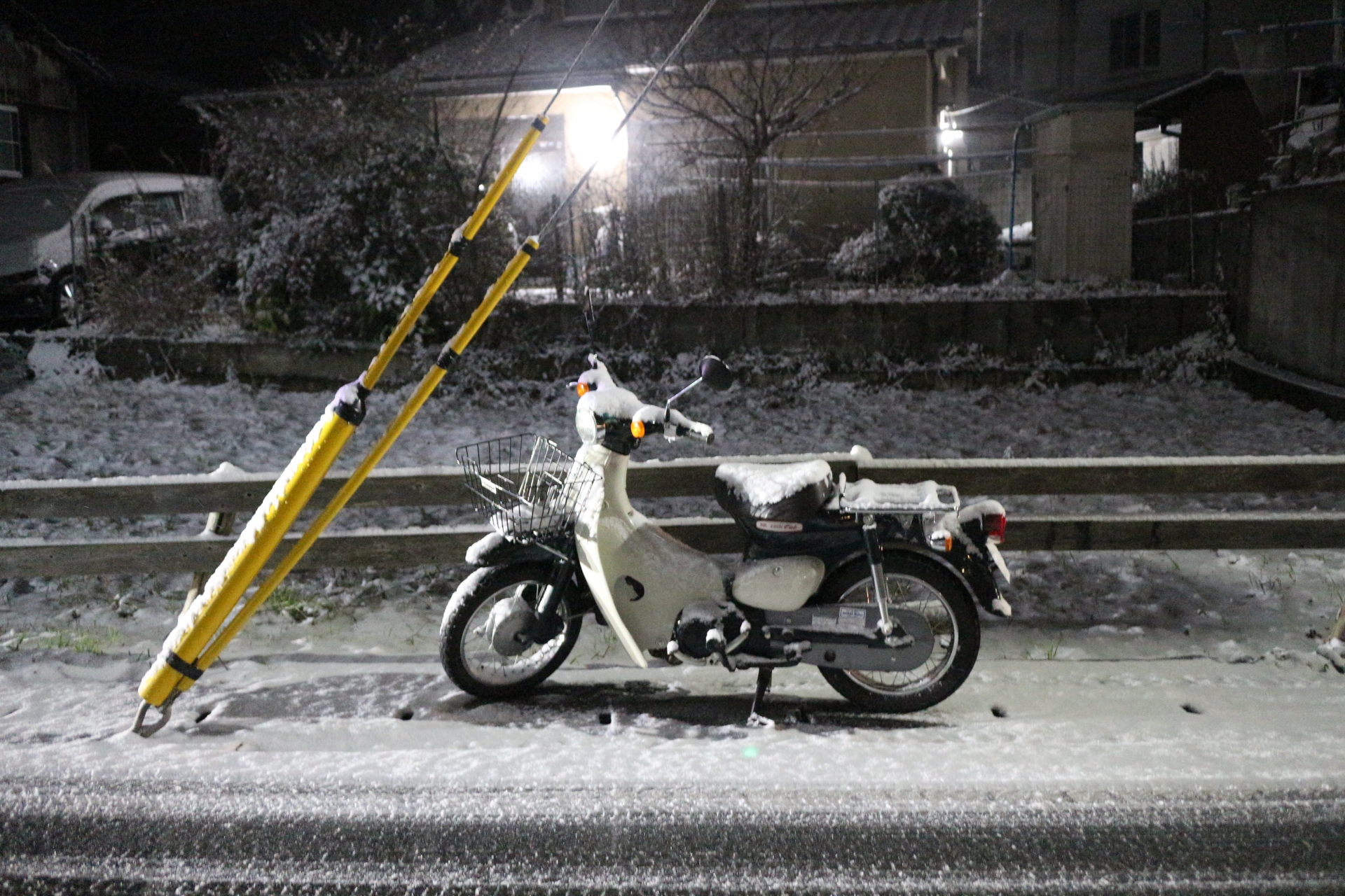 バイク用タイヤチェーンで雪の走行 | バイクを愛する人のブログ